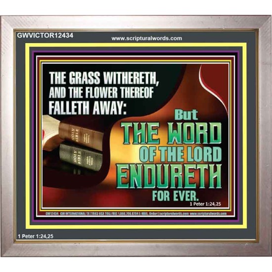 THE WORD OF THE LORD ENDURETH FOR EVER  Sanctuary Wall Portrait  GWVICTOR12434  