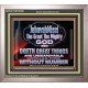 JEHOVAH NISSI THE GREAT THE MIGHTY GOD  Scriptural Décor Portrait  GWVICTOR12698  