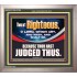 THOU ART RIGHTEOUS O LORD  Christian Portrait Wall Art  GWVICTOR12702  "16X14"