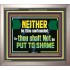 NEITHER BE THOU CONFOUNDED  Encouraging Bible Verses Portrait  GWVICTOR12711  "16X14"
