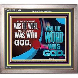 THE WORD OF LIFE THE FOUNDATION OF HEAVEN AND THE EARTH  Ultimate Inspirational Wall Art Picture  GWVICTOR12984  "16X14"