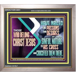 THOSE WHO BELONG TO CHRIST JESUS  Ultimate Power Portrait  GWVICTOR13051  "16X14"