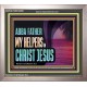 ABBA FATHER MY HELPERS IN CHRIST JESUS  Unique Wall Art Portrait  GWVICTOR13095  