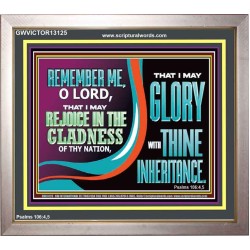 REJOICE IN GLADNESS  Bible Verses to Encourage Portrait  GWVICTOR13125  "16X14"