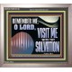 VISIT ME O LORD WITH THY SALVATION  Glass Portrait Scripture Art  GWVICTOR13136  