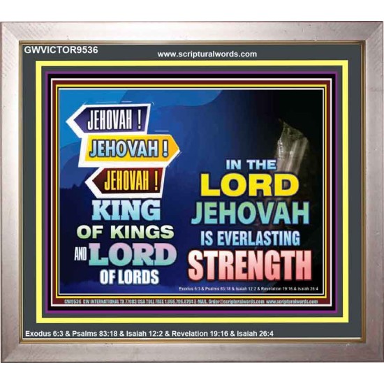 JEHOVAH OUR EVERLASTING STRENGTH  Church Portrait  GWVICTOR9536  
