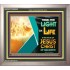 THE LIGHT OF LIFE OUR LORD JESUS CHRIST  Righteous Living Christian Portrait  GWVICTOR9552  "16X14"