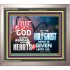 LED THE LOVE OF GOD SHED ABROAD IN OUR HEARTS  Large Portrait  GWVICTOR9597  "16X14"