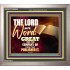 THE LORD GAVE THE WORD  Bathroom Wall Art  GWVICTOR9604  "16X14"