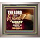 THE LORD GAVE THE WORD  Bathroom Wall Art  GWVICTOR9604  