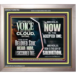 A VOICE OF OUT OF THE CLOUD  Business Motivation Décor Picture  GWVICTOR9792  