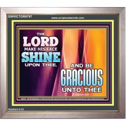 HIS FACE SHINE UPON THEE  Scriptural Prints  GWVICTOR9797  "16X14"