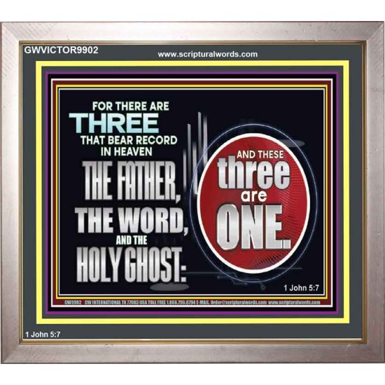 THE THREE THAT BEAR RECORD IN HEAVEN  Modern Wall Art  GWVICTOR9902  