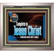COMPLETE IN JESUS CHRIST FOREVER  Affordable Wall Art Prints  GWVICTOR9905  
