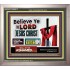 WHOSOEVER BELIEVETH ON HIM SHALL NOT BE ASHAMED  Contemporary Christian Wall Art  GWVICTOR9917  "16X14"
