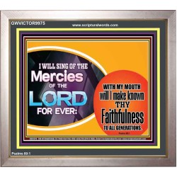 THY FAITHFULNESS TO ALL GENERATIONS  Scriptures Wall Art  GWVICTOR9975  "16X14"