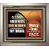 MERCY AND TRUTH SHALL GO BEFORE THEE O LORD OF HOSTS  Christian Wall Art  GWVICTOR9982  "16X14"