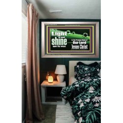 THE LIGHT SHINE UPON THEE  Custom Wall Décor  GWVICTOR10314  "16X14"