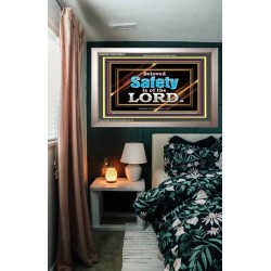 BELOVED SAFETY IS OF THE LORD  Bible Verse Wall Art  GWVICTOR10631  