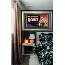 DO GOOD UNTO ALL MEN ESPECIALLY THE HOUSEHOLD OF FAITH  Church Portrait  GWVICTOR10707  "16X14"