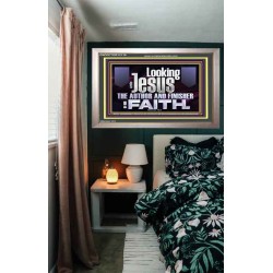 LOOKING UNTO JESUS THE AUTHOR AND FINISHER OF OUR FAITH  Décor Art Works  GWVICTOR12116  "16X14"