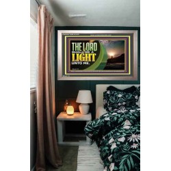 THE LORD SHALL BE A LIGHT UNTO ME  Custom Wall Art  GWVICTOR12123  "16X14"