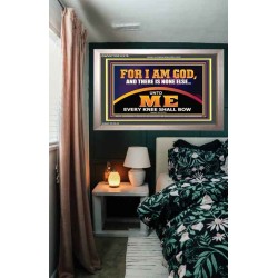 UNTO ME EVERY KNEE SHALL BOW  Scripture Wall Art  GWVICTOR12176  "16X14"