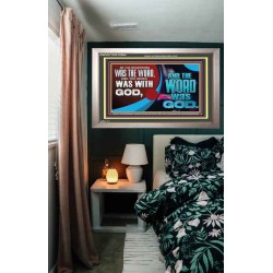 THE WORD OF LIFE THE FOUNDATION OF HEAVEN AND THE EARTH  Ultimate Inspirational Wall Art Picture  GWVICTOR12984  "16X14"