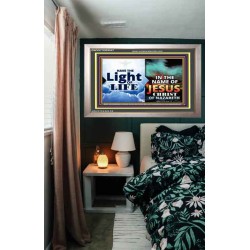 HAVE THE LIGHT OF LIFE  Sanctuary Wall Portrait  GWVICTOR9547  "16X14"