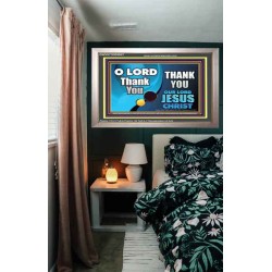 THANK YOU OUR LORD JESUS CHRIST  Custom Biblical Painting  GWVICTOR9907  "16X14"