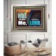 WAIT YE UPON ME SAITH THE LORD  Custom Biblical Paintings  GWVICTOR10305  