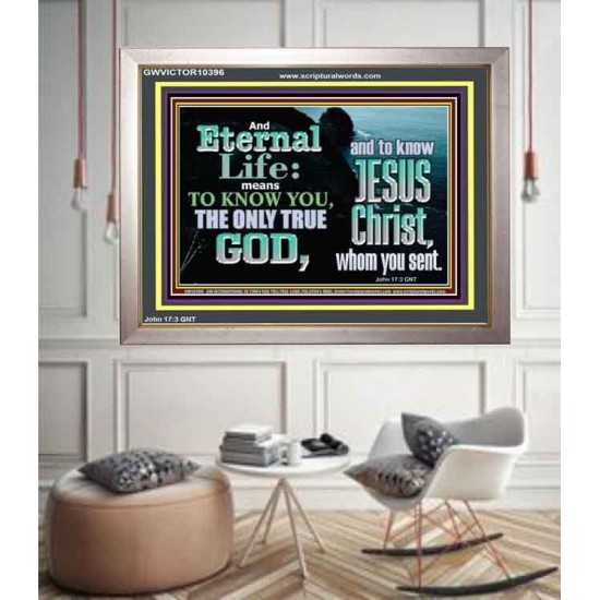 ETERNAL LIFE ONLY THROUGH CHRIST JESUS  Children Room  GWVICTOR10396  