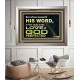 THOSE WHO KEEP THE WORD OF GOD ENJOY HIS GREAT LOVE  Bible Verses Wall Art  GWVICTOR10482  