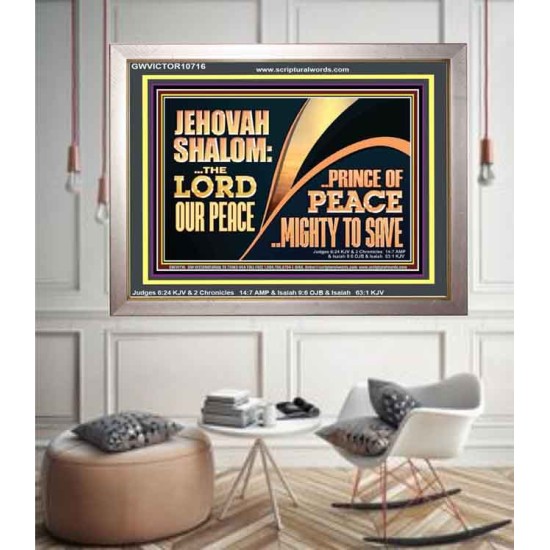 JEHOVAHSHALOM THE LORD OUR PEACE PRINCE OF PEACE  Church Portrait  GWVICTOR10716  