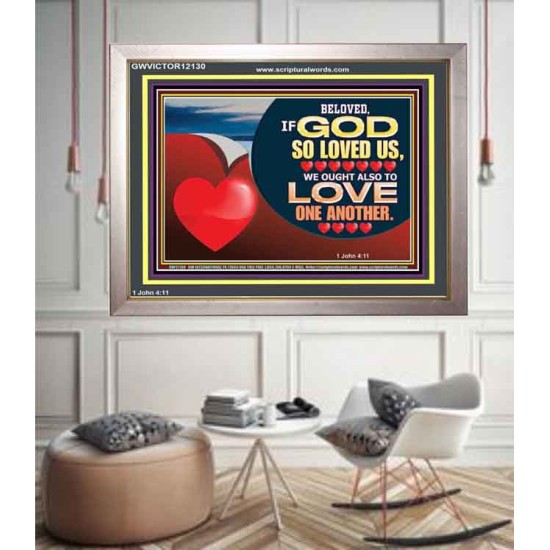 BELOVED IF GOD SO LOVED US  Custom Biblical Paintings  GWVICTOR12130  