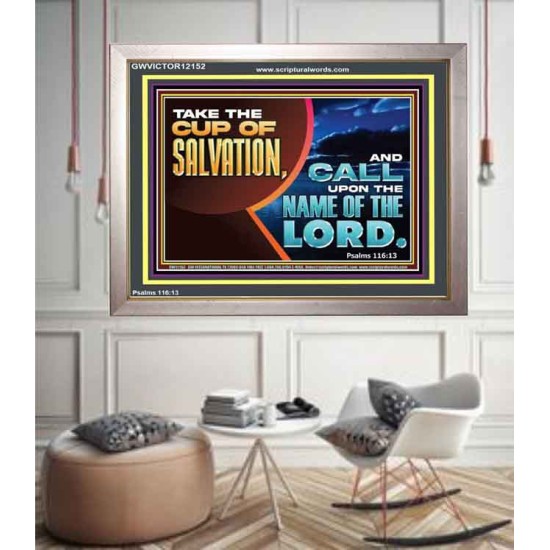 TAKE THE CUP OF SALVATION  Art & Décor Portrait  GWVICTOR12152  