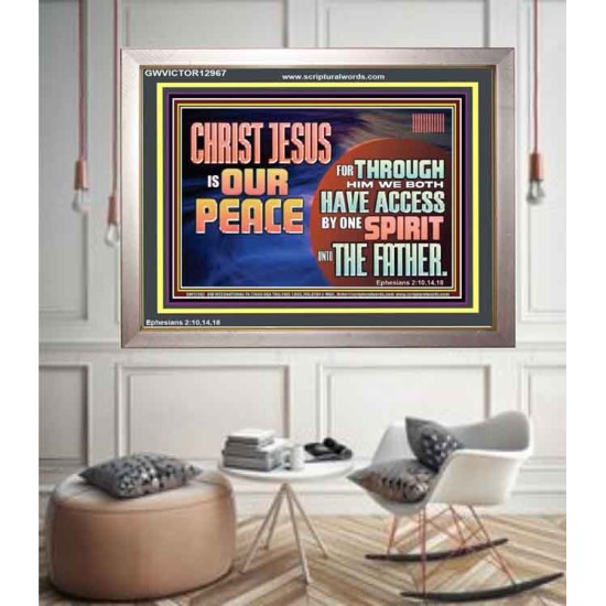 CHRIST JESUS IS OUR PEACE  Christian Paintings Portrait  GWVICTOR12967  