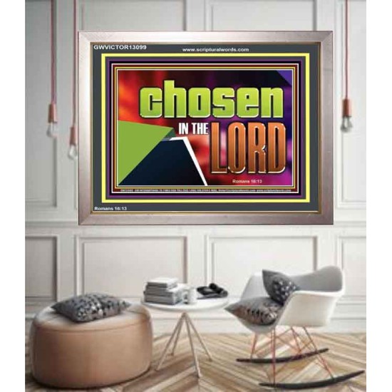CHOSEN IN THE LORD  Wall Décor Portrait  GWVICTOR13099  