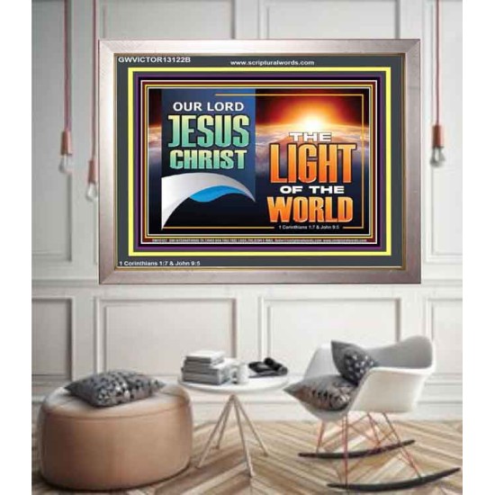 OUR LORD JESUS CHRIST THE LIGHT OF THE WORLD  Christian Wall Décor Portrait  GWVICTOR13122B  