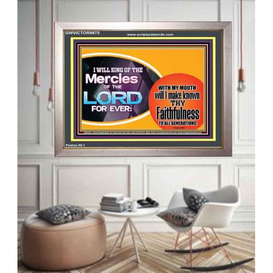THY FAITHFULNESS TO ALL GENERATIONS  Scriptures Wall Art  GWVICTOR9975  