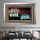 FOLLOW NOT WHICH IS EVIL  Custom Christian Artwork Portrait  GWVICTOR10309  