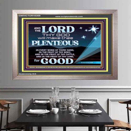 BE PLENTEOUS IN EVERY WORK OF THINE HAND  Children Room  GWVICTOR10369  