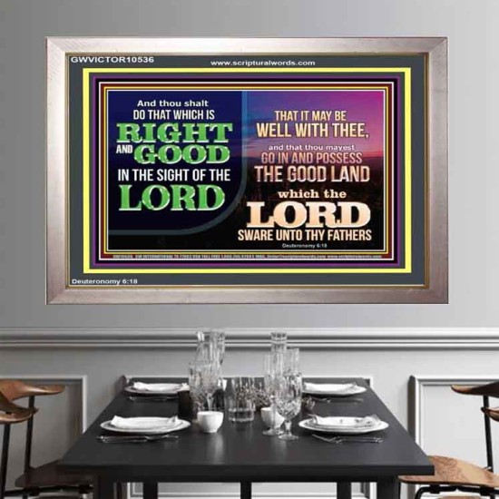 THAT IT MAY BE WELL WITH THEE  Contemporary Christian Wall Art  GWVICTOR10536  