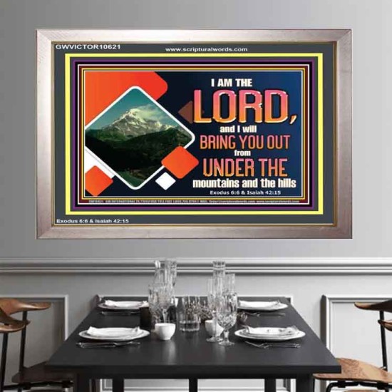 COME OUT FROM THE MOUNTAINS AND THE HILLS  Art & Décor Portrait  GWVICTOR10621  
