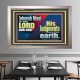 JEHOVAH NISSI IS THE LORD OUR GOD  Sanctuary Wall Portrait  GWVICTOR10661  