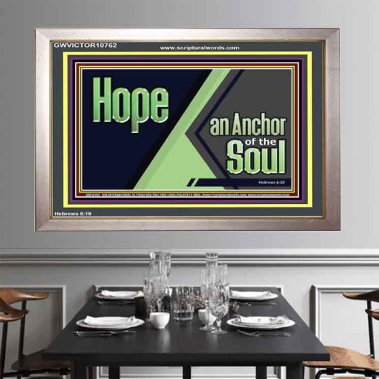 HOPE AN ANCHOR OF THE SOUL  Christian Paintings  GWVICTOR10762  