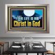 LET YOUR LIFE IS HID WITH CHRIST IN GOD  Church Office Portrait  GWVICTOR13072  