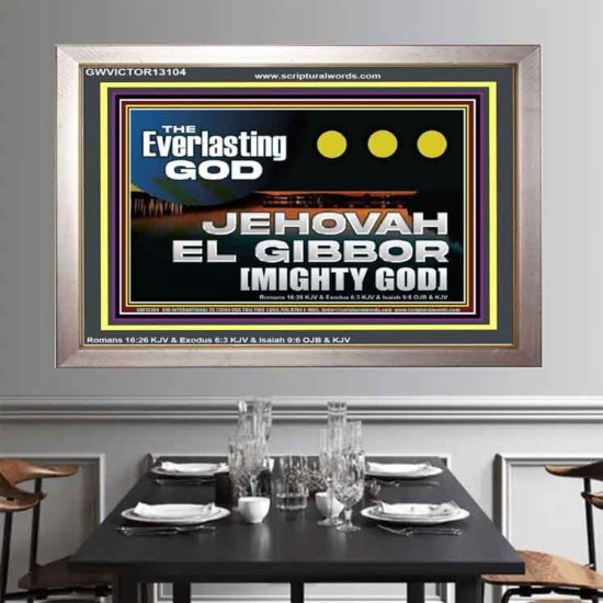 EVERLASTING GOD JEHOVAH EL GIBBOR MIGHTY GOD   Biblical Paintings  GWVICTOR13104  