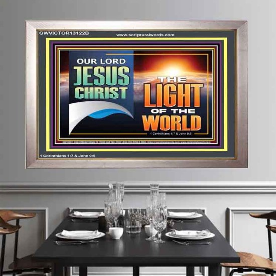 OUR LORD JESUS CHRIST THE LIGHT OF THE WORLD  Christian Wall Décor Portrait  GWVICTOR13122B  