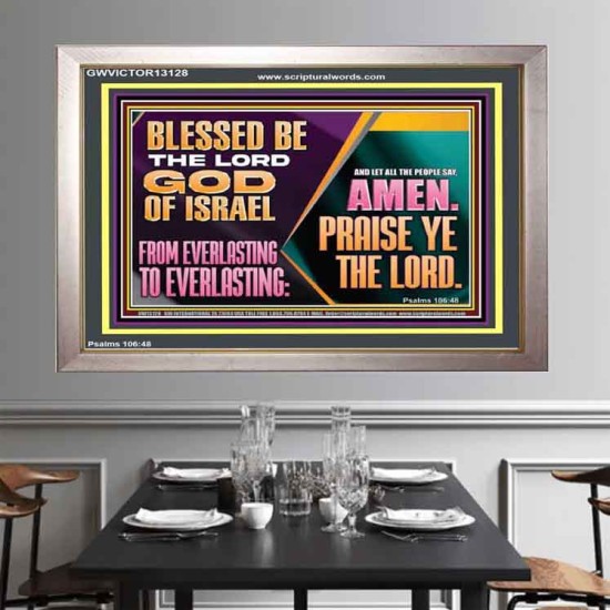 LET ALL THE PEOPLE SAY PRAISE THE LORD HALLELUJAH  Art & Wall Décor Portrait  GWVICTOR13128  